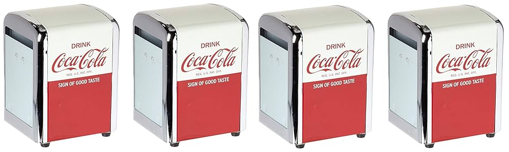 キッチン収納・ラック Tablecraft CC381 Coca-Cola Napkin Coca-Cola 